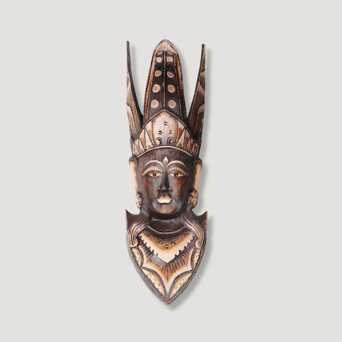 Dřevěná dekorace africký král