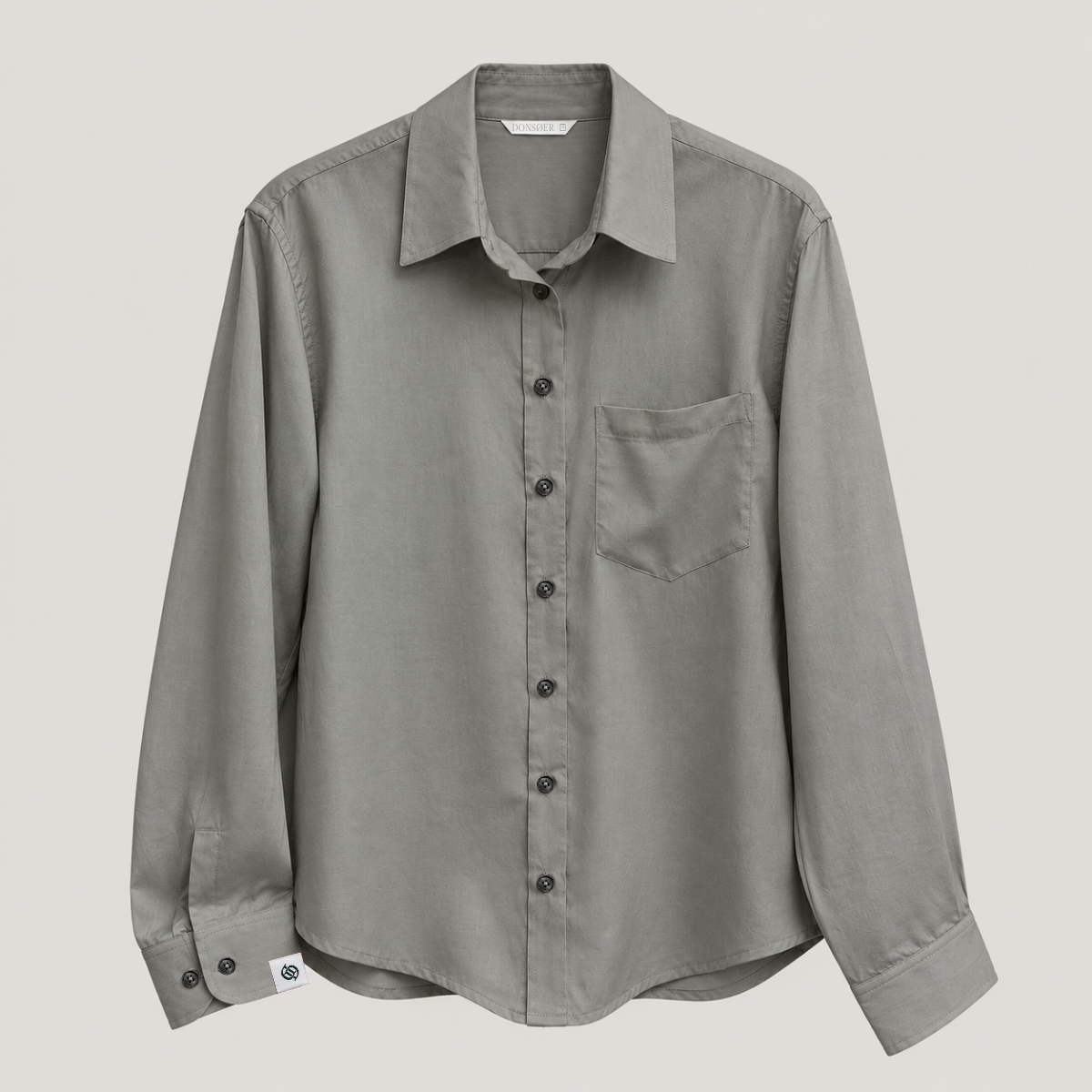 Bavlněná košile Yves – Stone Grey