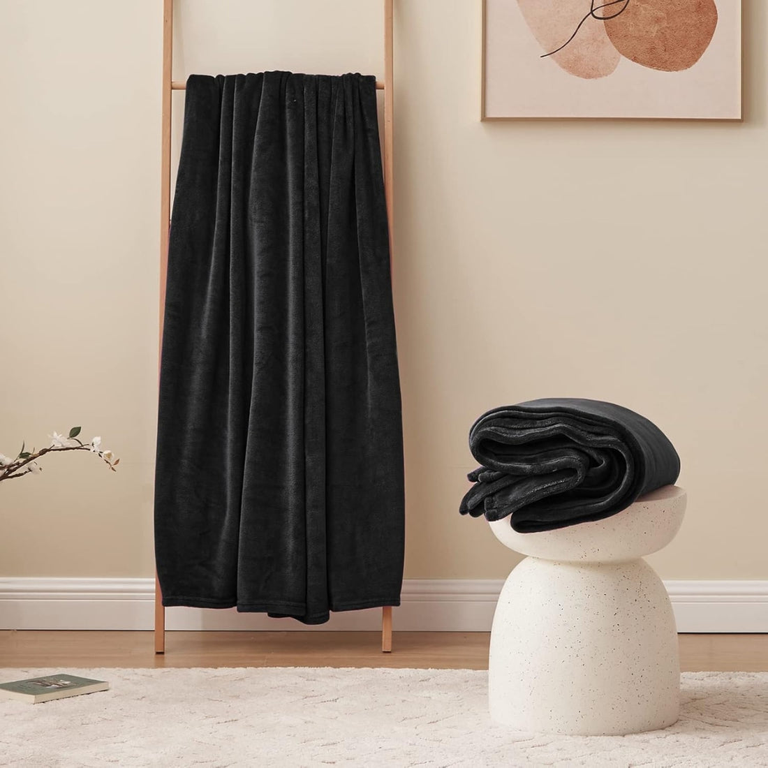 Plyšová deka Vømre - Dark Night