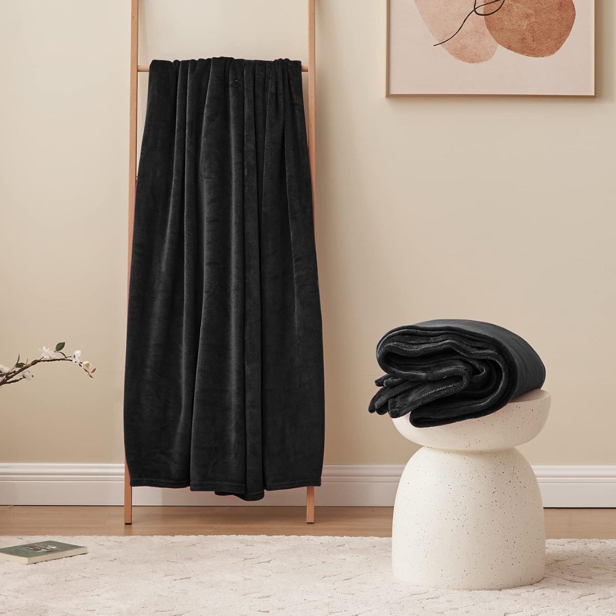 Plyšová deka Vømre - Dark Night