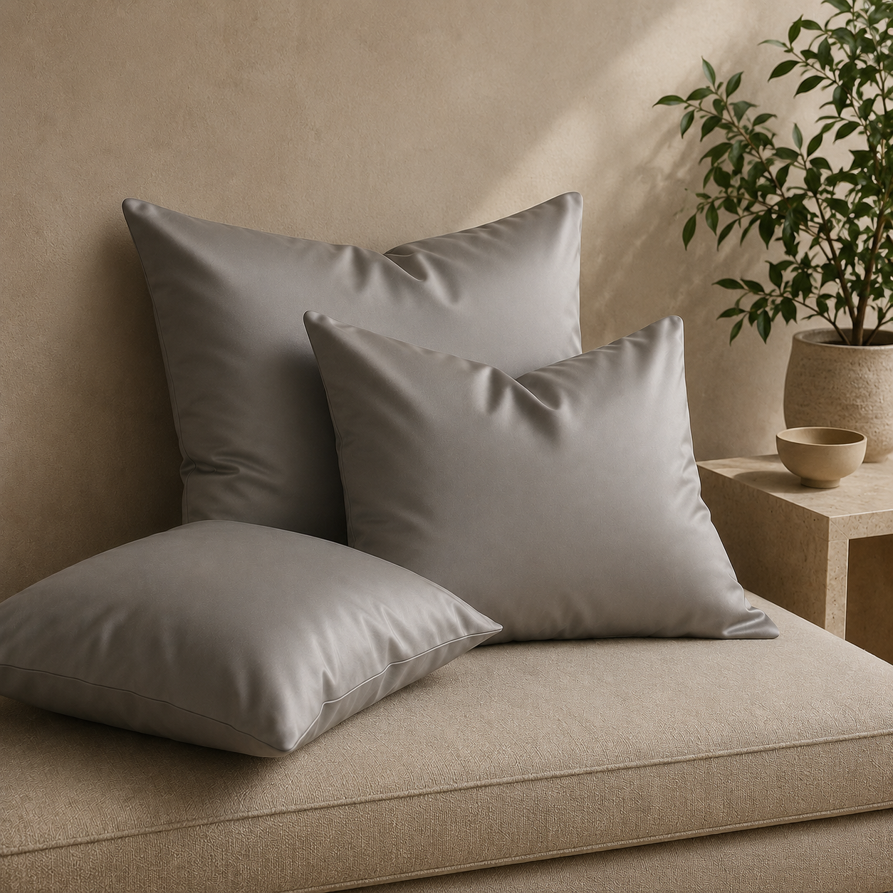 Povlak na polštář Silkys – Grey Whisper