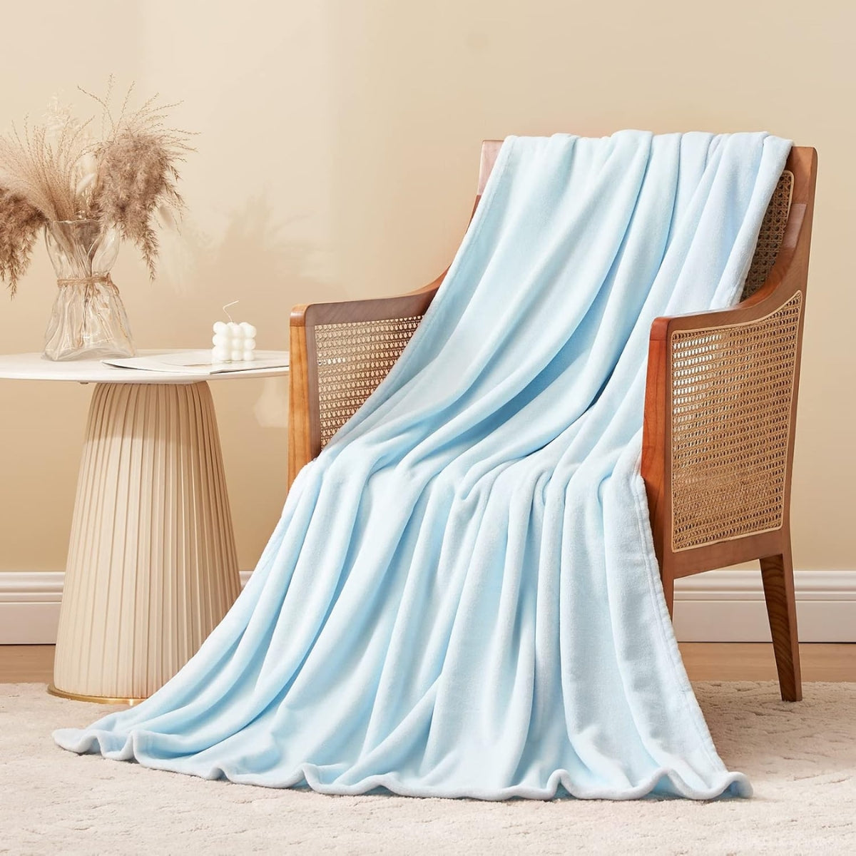 Plyšová deka Vømre - Minty Morning