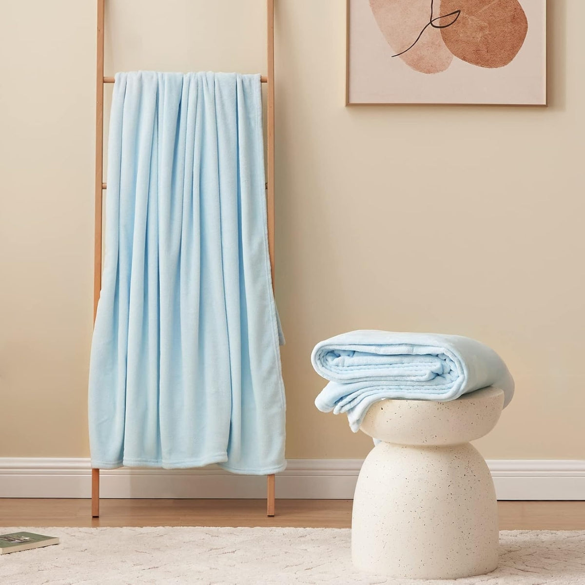 Plyšová deka Vømre - Minty Morning