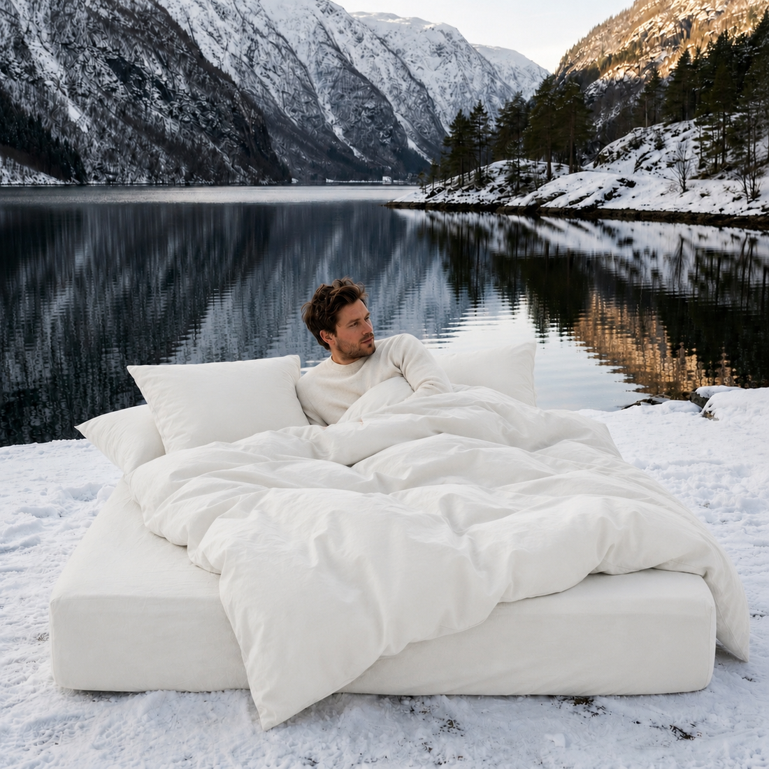 Povlečení BømLen – Soft Cloud